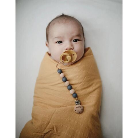 Bibs Colour Kauçuk Emzik - Mustard - 6-18 Ay