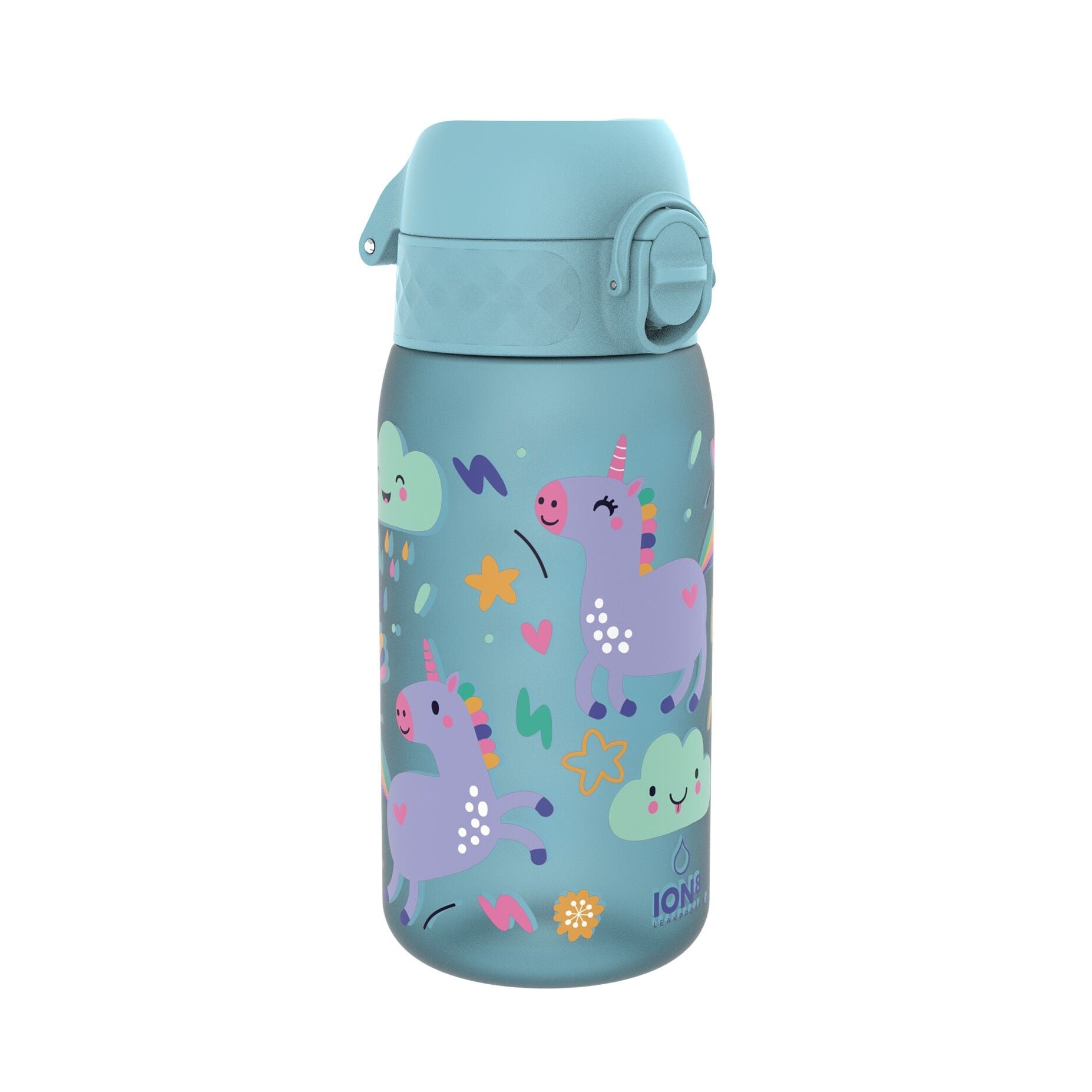 Ion8 - Çocuk Suluk - Mavi Unicorn- 350 ml - Sızdırmaz - BPA İçermeyen