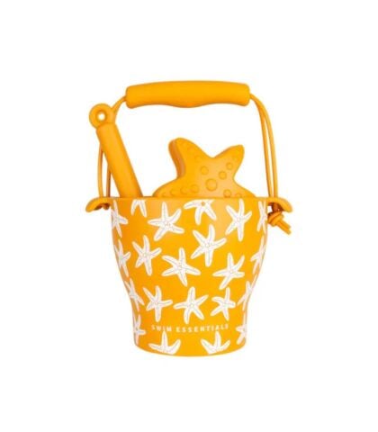 Swim Essentials Sea Star Silikon Oyuncak Seti - Kova, Kürek ve 3 adet Kalıp