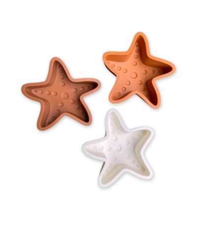 Swim Essentials Sea Star Silikon Oyuncak Seti - Kova, Kürek ve 3 adet Kalıp