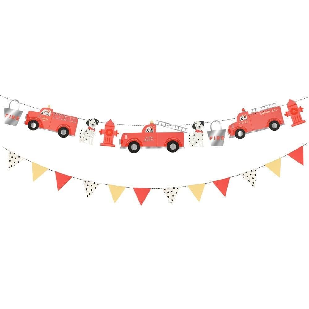 Meri Meri - Fire Truck Garland - İtfaiye Asılan Süs