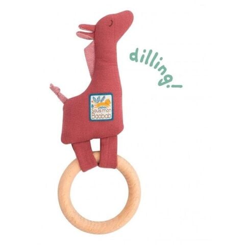 Moulin Roty - Ahşap Çıngırak - Zürafa