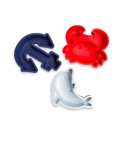 Swim Essentials Ocean Silikon Oyuncak Seti - Kova, Kürek ve 3 adet Kalıp