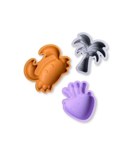 Swim Essentials Abstract Silikon Oyuncak Seti - Kova, Kürek ve 3 adet Kalıp