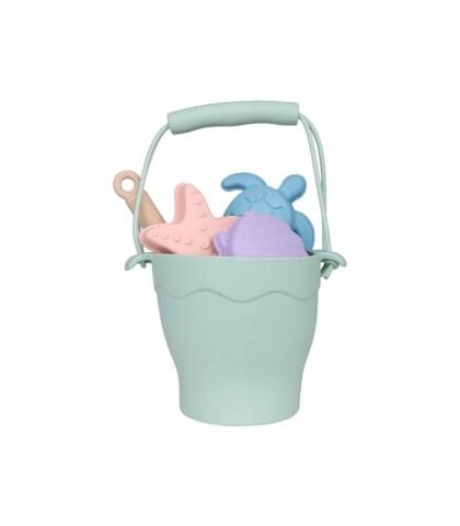 Swim Essentials Sea Animals Silikon Oyuncak Seti - Kova, Kürek ve 3 adet Kalıp