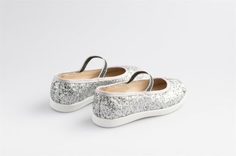 Merli&Rose Glare Babet Ayakkabı | Light Silver