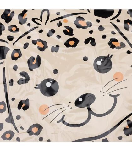 Swim Essentials Beige Leopard Fıskiyeli Mat 150cm