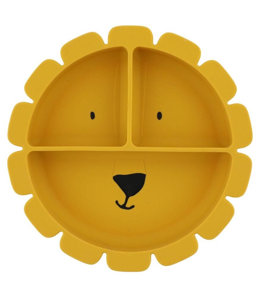 Trixie  Silicone Divided Suction Plate Mr. Lion - Silikon Bölmeli Tabak