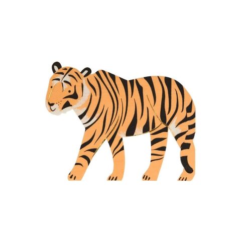 Meri Meri - Tiger Napkins - Kaplan Peçeteler - 16'Lı