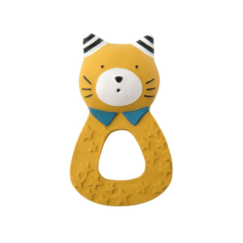 Moulin Roty - Diş Kaşıma Oyuncağı - Sarı Kedi