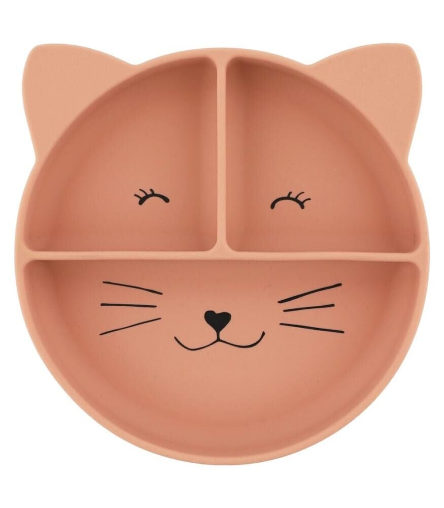 Trixie  Silicone Divided Suction Plate Mrs. Cat - Silikon Bölmeli Tabak