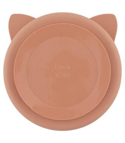 Trixie  Silicone Divided Suction Plate Mrs. Cat - Silikon Bölmeli Tabak