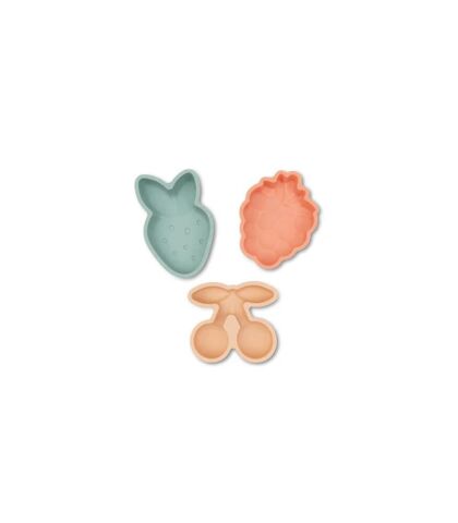 Swim Essentials Green Flowers Silikon Oyuncak Seti - Kova, Kürek ve 3 adet Kalıp