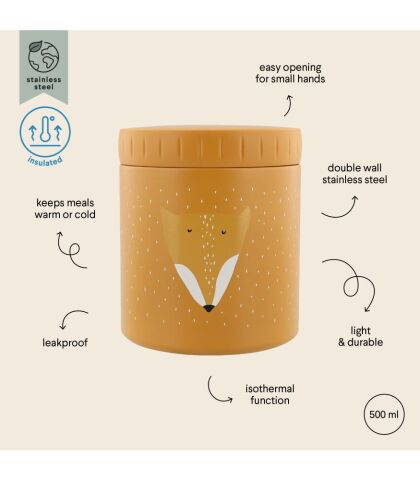 Trixie Insulated Lunch Pot 500 ml - Termal Öğle Yemeği Kabı - Mr. Fox