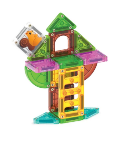 Magna-Tiles - Travel Set - Ağaç Ev - 24 Parça