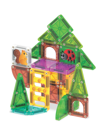 Magna-Tiles - Travel Set - Ağaç Ev - 24 Parça