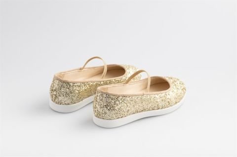 Merli&Rose Glare Babet Ayakkabı | Gold
