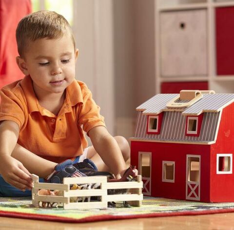 Melissa&Doug Ahşap Taşınabilir Çiftlik