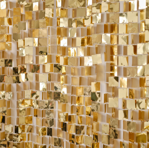 Ginger Ray - Backdrop - Sequin Wall - Gold/Champagne - Arka Fon - Payetli Duvar - Altın/Şampanya