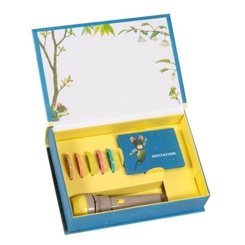 Moulin Roty - Projeksiyonlu Hikaye Kitabı - Souris Ailesi