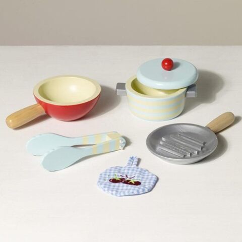 Le Toy Van Tencere ve Tava Seti - Wooden Pots & Pans Set