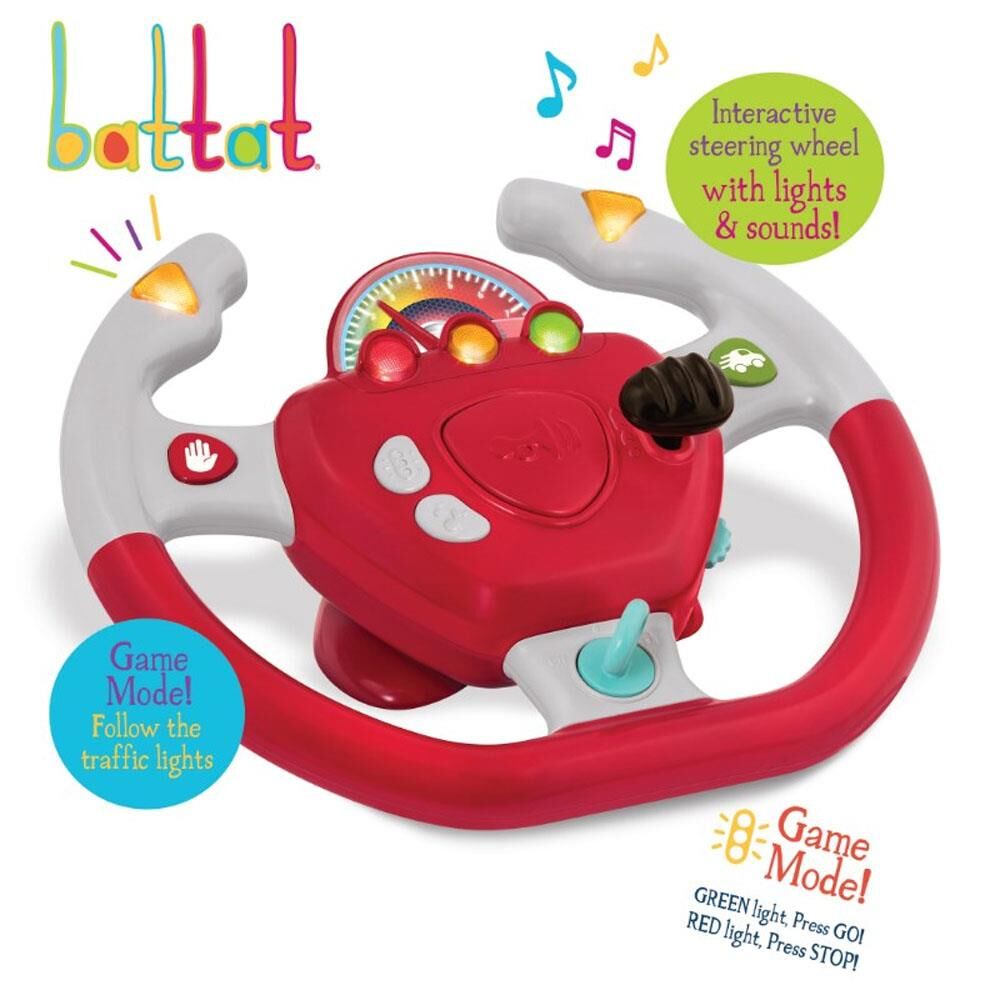 Battat Işıklı ve Sesli Direksiyon - Geared to Steer