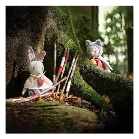 Moulin Roty - Müzikli Peluş Oyuncak - Tavşan