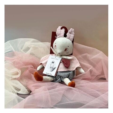 Moulin Roty - Müzikli Peluş Oyuncak - Tavşan