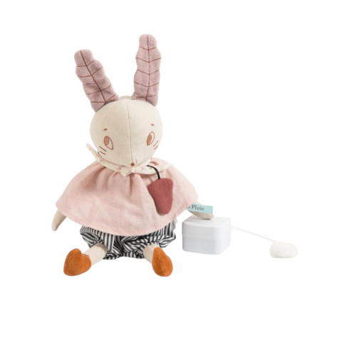 Moulin Roty - Müzikli Peluş Oyuncak - Tavşan
