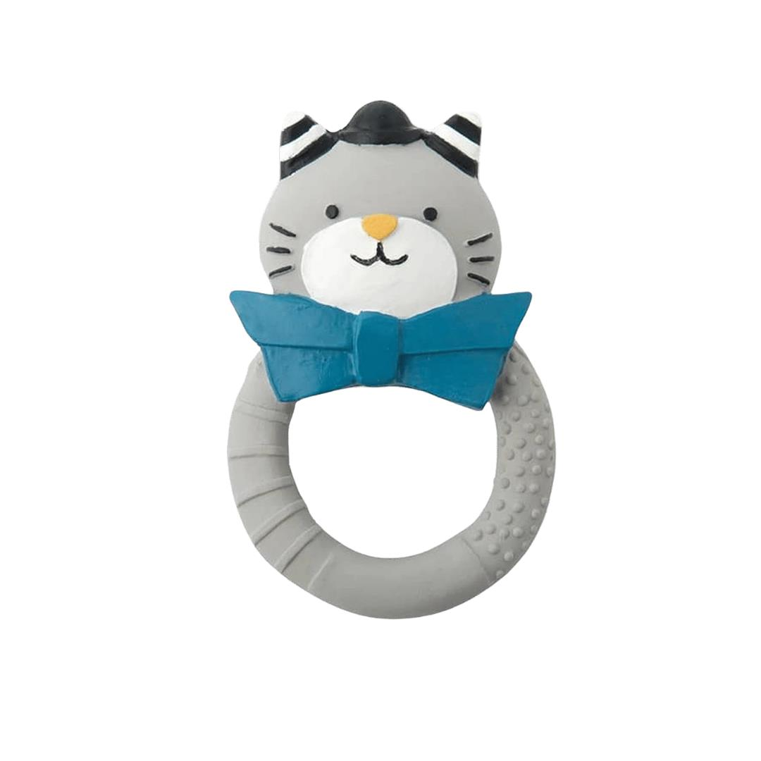 Moulin Roty -Diş Kaşıma Oyuncağı - Gri Kedi