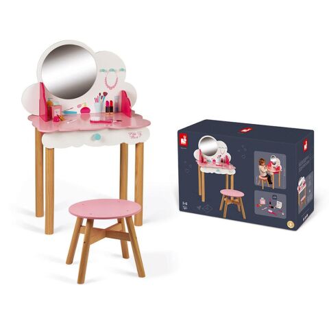 Janod Ahşap Makyaj Masası - Coiffeuse P'tite Miss