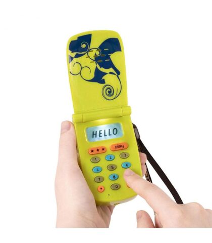 B.Toys Hellophone Ses Kayıtlı, Müzikli Telefon - Yeşil