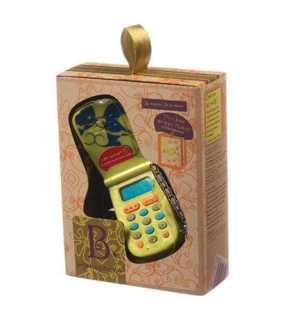 B.Toys Hellophone Ses Kayıtlı, Müzikli Telefon - Yeşil