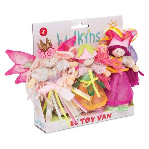 Le Toy Van Üçlü Bahçe Peri Seti - Budkins - Garden Feen Set