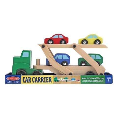Melissa&Doug Ahşap Araba Taşıyıcı