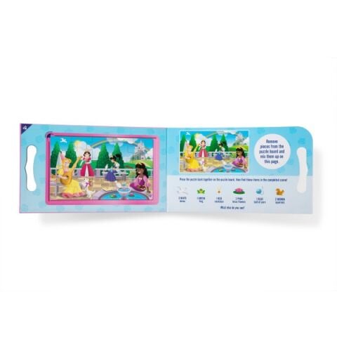 Melissa and Doug Mıknatıslı 2x15 Yapboz Seti - Prenses