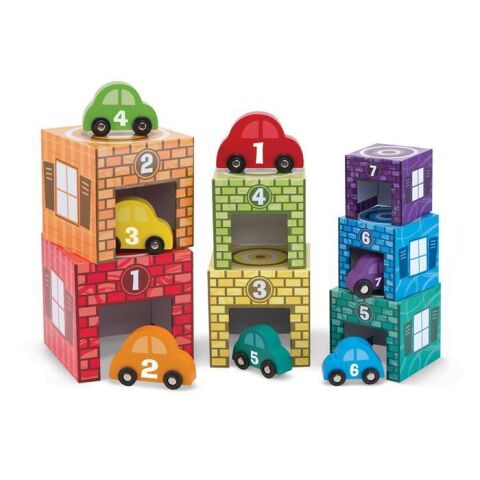 Melissa&Doug Diz Oyna Kule - Garajlar & Arabalar