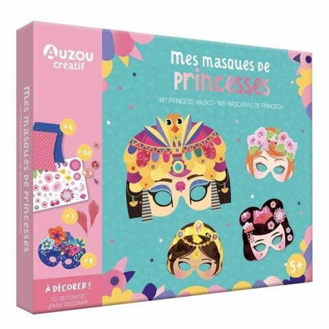 Auzou Toys - Aksesuar Setim - Prenses Maskesi Tasarlayın