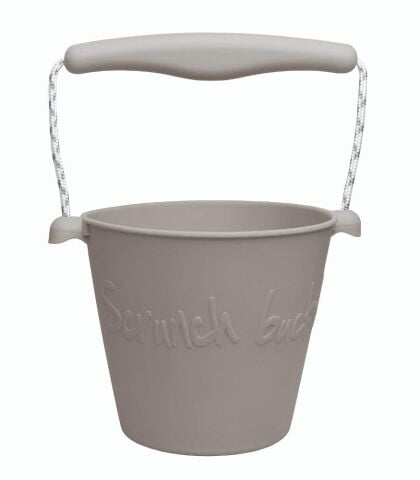 Scrunch Silikon Plaj Kovası (Warm Gray)