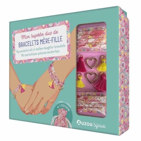 Auzou Toys - Mücevher Fabrikası - Anne Kız Bilezik Seti