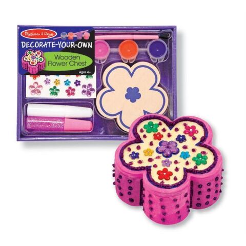 Melissa&Doug Ahşap Çiçek Kutu - Sen Yap Sen Oyna