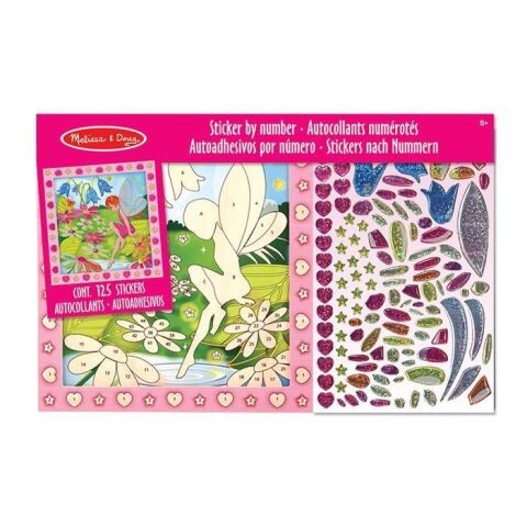 Melissa&Doug Tablo - Yapıştır Yarat - Çiçek Bahçesi ve Peri
