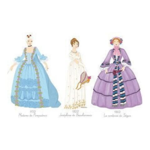 Djeco Boyamalar / Dresses Through The Ages