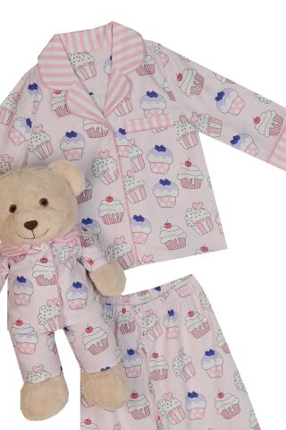 Luna Mia - Lulu Uyku Arkadaşlı Pijama Seti