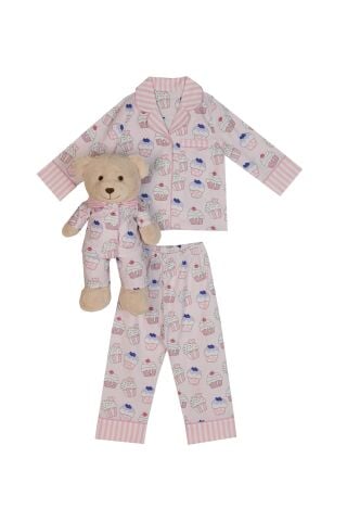 Luna Mia - Lulu Uyku Arkadaşlı Pijama Seti