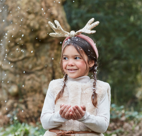 Meri Meri - Kadife Geyik Boynuzu Saç Bandı