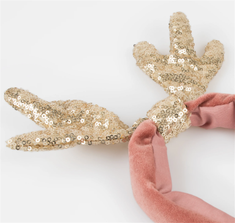 Meri Meri - Kadife Geyik Boynuzu Saç Bandı