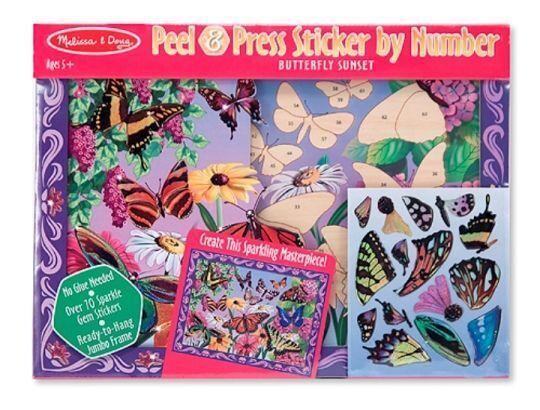 Melissa&Doug Tablo - Yapıştır Yarat - Kelebekler