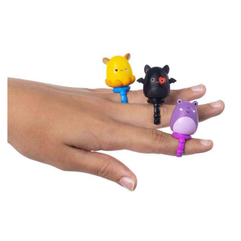 Squishmallows Squish-a-longs Yüzük + 3 Figür Çantalı Set 2