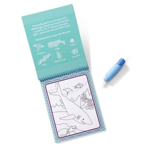 Melissa&Doug Water Wow! Su ile Boyama Kitabı - Deniz